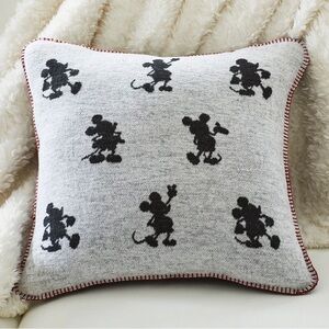 Pottery Barn Disney Mickey Mouse Jacquard Reversible Pillow Cover